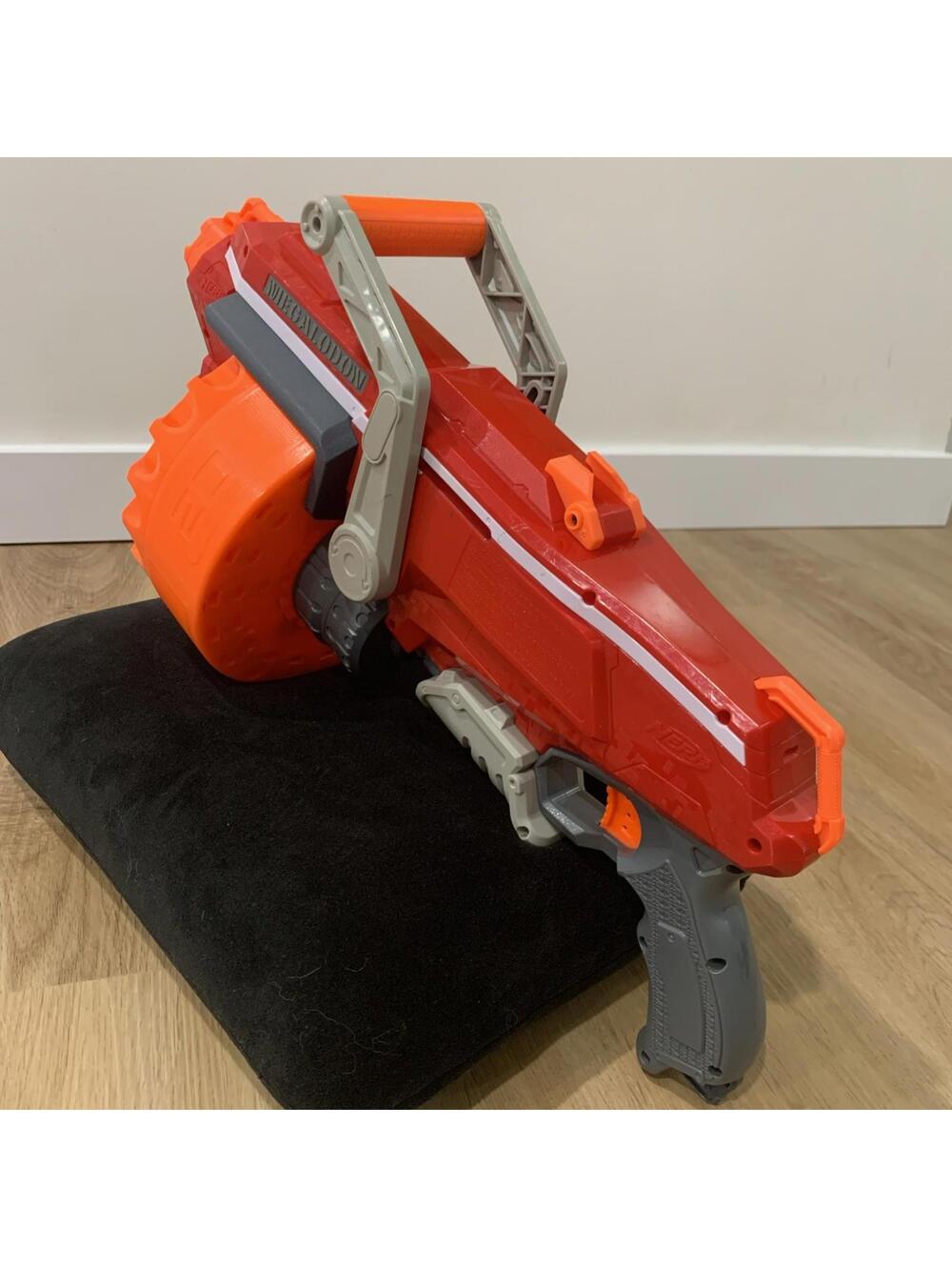 NERF N-Strike Megalodon Mega Blaster w/ 20 Round Drum Tested No Darts - Picture 6 of 8